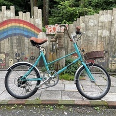 【3510】ミニベロ　20インチ　前後タイヤ新品　13,800円...