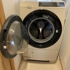 分解洗浄済】ドラム式洗濯機10kg HITACHI BD-S8600L(C)