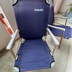 【お取引中】折りたたみ椅子　アウトドア椅子2脚の画像