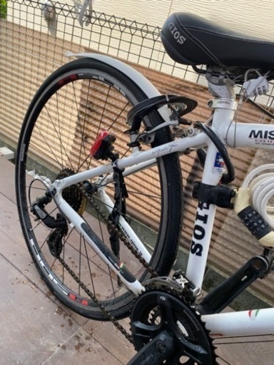 売り切り！　ジオスミストラル　ホワイト　クロスバイク　自転車　神戸市から