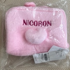 【新品】藤田ニコルプロデュース　ポーチ&ぬいぐるみの画像