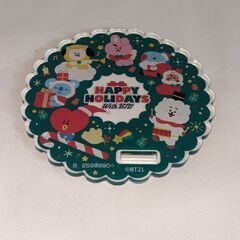 クリスマス　BT21　アクリルスタンドの画像