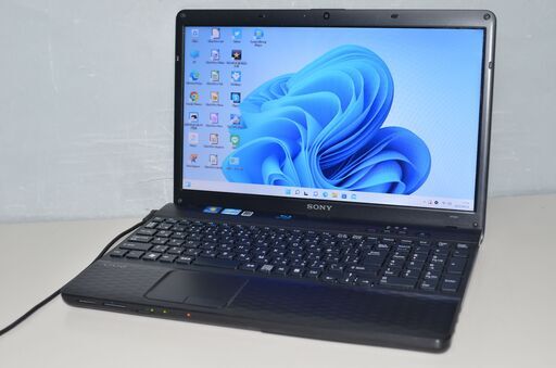 中古良品ノートパソコン Windows11+office Sony VPCEH19FJ core i5-2410M/メモリ8GB/爆速SSD256GB /15.6インチ/カメラ/無線内蔵/ブルーレイ