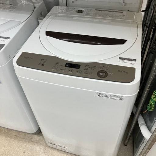 オススメ2021年製 SHARP 6kg洗濯機 ES-GE6E シャープ 8383
