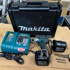 マキタ 充電式インパクトドライバー 14.4V ケース付き 充電器付 TD132D USED品現状にて 引取のみ！