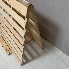 6月末まで すのこベット セミダブル ヒノキ檜の画像