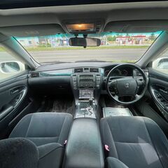 全国自社ローン！！全国納車始めました！！クラウンアスリート！i-Four！特別価格コミコミ62万円！　4WD　サンルーフ　ローダウン　社外マフラー　寒冷地テール　マルチレス　パワーバックドア　社外ナビ　TV！の画像