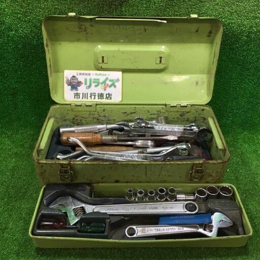 KTC TOOLBOX 工具セット ※KTC以外の工具も付属しています【市川行徳店】【店頭取引限定】【中古】管理番号：IT1OEQHI1VOO