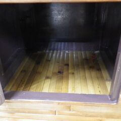 お値下げ！梅里竹芸 ダイニングチェア  竹のいす チェア 幅40×奥行45×高さ66×座面高41㎝ 収納付き 伝統工芸品 キャスター付き 札幌市 西岡店の画像