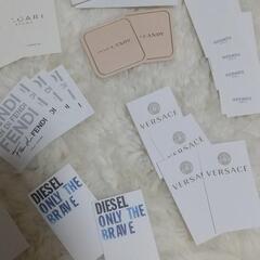 ブランド メモ メッセージカード FENDI CHANEL Dior PRADA HERMESの画像