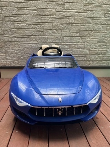 キッズ用電動車　2人乗り　LEDライト付き