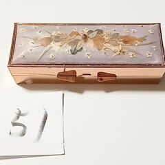 交渉中 押し花作品51 印鑑ケース　何か購入してくれた方には無料...
