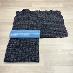 メンズ綿浴衣L L＋帯セット⑨