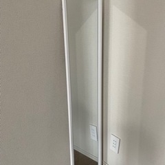 ニトリ　壁掛けミラー　120cm ホワイト