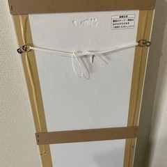 ニトリ　壁掛けミラー　120cm ホワイトの画像
