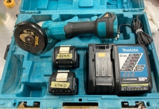 中古品◆マキタ　コードレスディスクグラインダー　GA440D  バッテリー2点・充電器・ケース付き◆F◆ITVQRTIZF58K