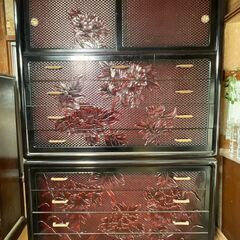 【決まりました!】大型  鎌倉彫  箪笥 