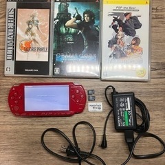 【中古傷あり】PSP2000 ソフト3本付き(商品説明詳細あり)