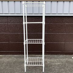 スチールラック ・ ホワイト 【幅120×奥行35×高さ70cm】