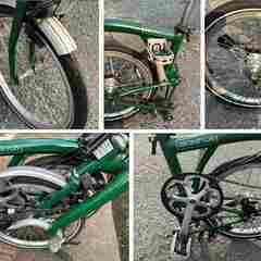 USED BROMPTON C type 2018 M3L racing green　　折り畳み自転車　中古 ブロンプトン Cタイプ 2018年 M3L レーシンググリーンの画像