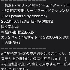 7/26 マンチェスター・シティFCVS横浜F・マリノス