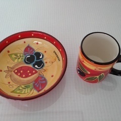 スペイン製　カップと小皿