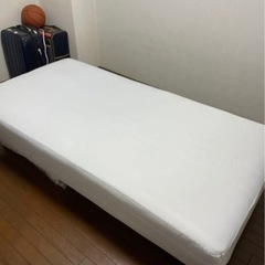 【引き取り希望】無印良品　脚付きマットレス　シングルサイズ