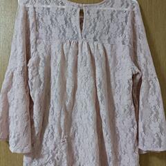 Ｍサイズ　ガーリー　レース　ピンク　毛玉ありの画像