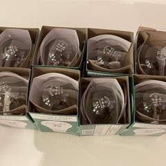 【8個セット】E26口金40Wエジソン電球・未使用の画像