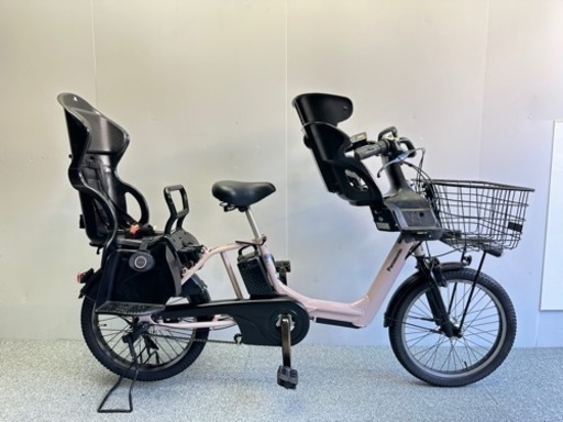 人気なモデル　パナソニックギュットアニーズ3人乗り電動自転車　子供乗せシート付き　お買い得