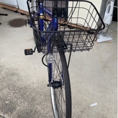 ★中古自転車！定価33000円イオンバイク　ムジェロc 自転車　ブルー　シティサイクルの画像