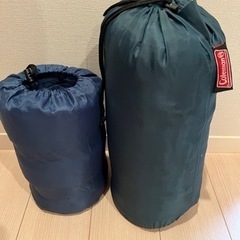 コールマン　寝袋　エアマット　セット