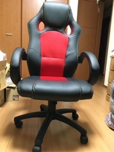 デスクチェア　ゲーミングチェア　パソコンチェア　ほぼ未使用　美品