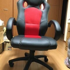 デスクチェア　ゲーミングチェア　パソコンチェア　ほぼ未使用　美品の画像