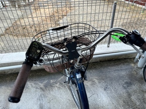 チャイルドシート付き電動アシスト自転車　変速三段　丸石サイクル　美品