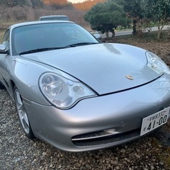 カーリース　1日5000円　ポルシェ　911 996 シルバー − 栃木県