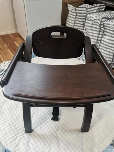 【商談中】木製ローチェア　アーチ　テーブル付き