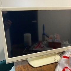 SHARP 液晶カラーテレビ　ホワイト