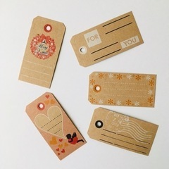 【大量】ラッピング用品 ペーパーバッグ シール タグ　の画像