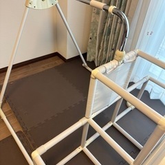 キッズパーク　ジャングルジム　滑り台