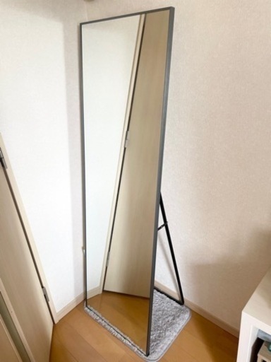 [お渡し先決まりました] 全身鏡　スタンドミラー　壁掛け可