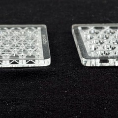 ☆アクリルコースター☆2枚☆レーザー加工☆清涼感のある作品☆未使用の画像