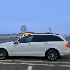 最終値下 車検満タンH26年式 W204（S204）C180ワゴン最終型 特別限定車 レーダーセイフティーPG ハーフレザーシート  LEDコーディング済み 現状渡し　車検満タンの画像