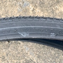 【未使用】自転車用タイヤ　2本セット 27×1 3/8の画像