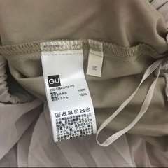 [未使用] GU ジーユー プリーツスカート ロングスカート Mサイズの画像