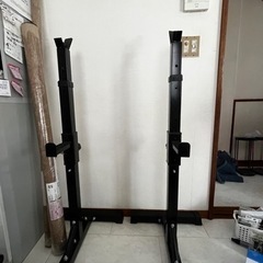 筋トレ、スクワットスタンド