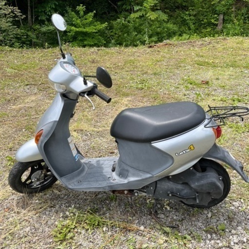 【売約】【不動車4356km要整備】スズキ　レッツ4 パレットシルバー