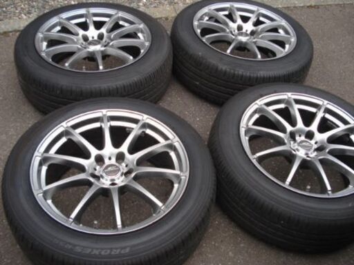 苫小牧 215/55R18 タイヤ/ホイール 4本セット