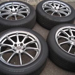 苫小牧 215/55R18 タイヤ/ホイール 4本セット