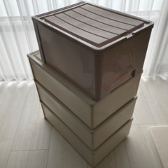 衣類収納ボックス 4点セットの画像